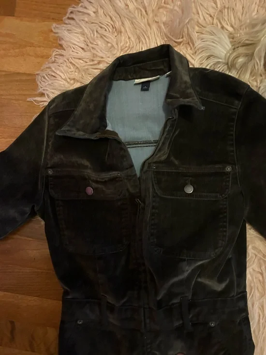 Universal Thread Black Velvet Utility Jumpsuit - Picture 5 of 5